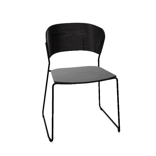 ARC Chaise avec piètement traineau