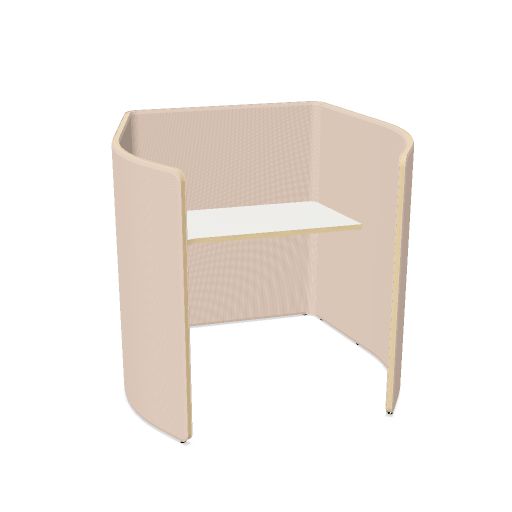 Privacy Work Pod avec plateau frontal GH pour 1 pax L.1500 P.1380