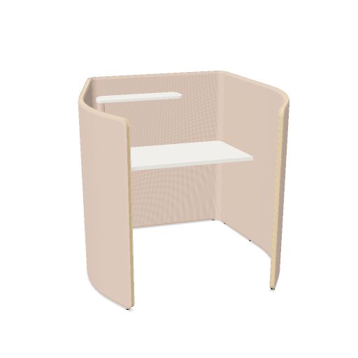 Privacy Work Pod avec plateau frontal GH pour 1 pax L.1500 P.1380
