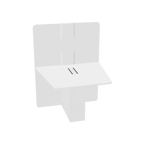 module pour la communication audio-visuelle, H.207 cm L.142,5 P.160 H.207
